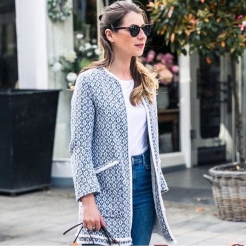 Zara That Coat Tweed Overcoat